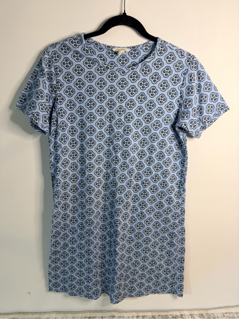 Vera Bradley Blue Medallion Tshirt Dress